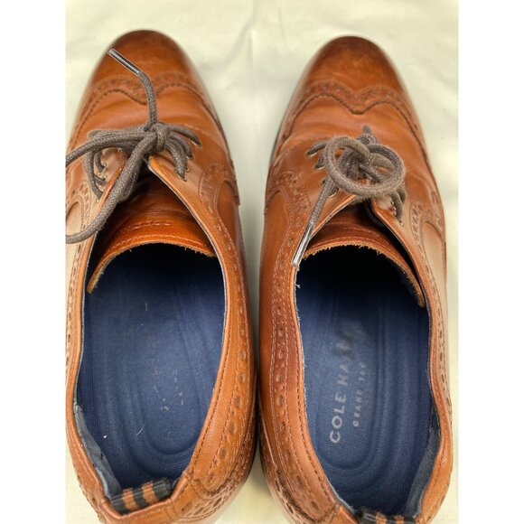 Cole Haan Men's Leather Light Brown Shoes Oxfords Size 7 SKU 6199 - Picture 6 of 6